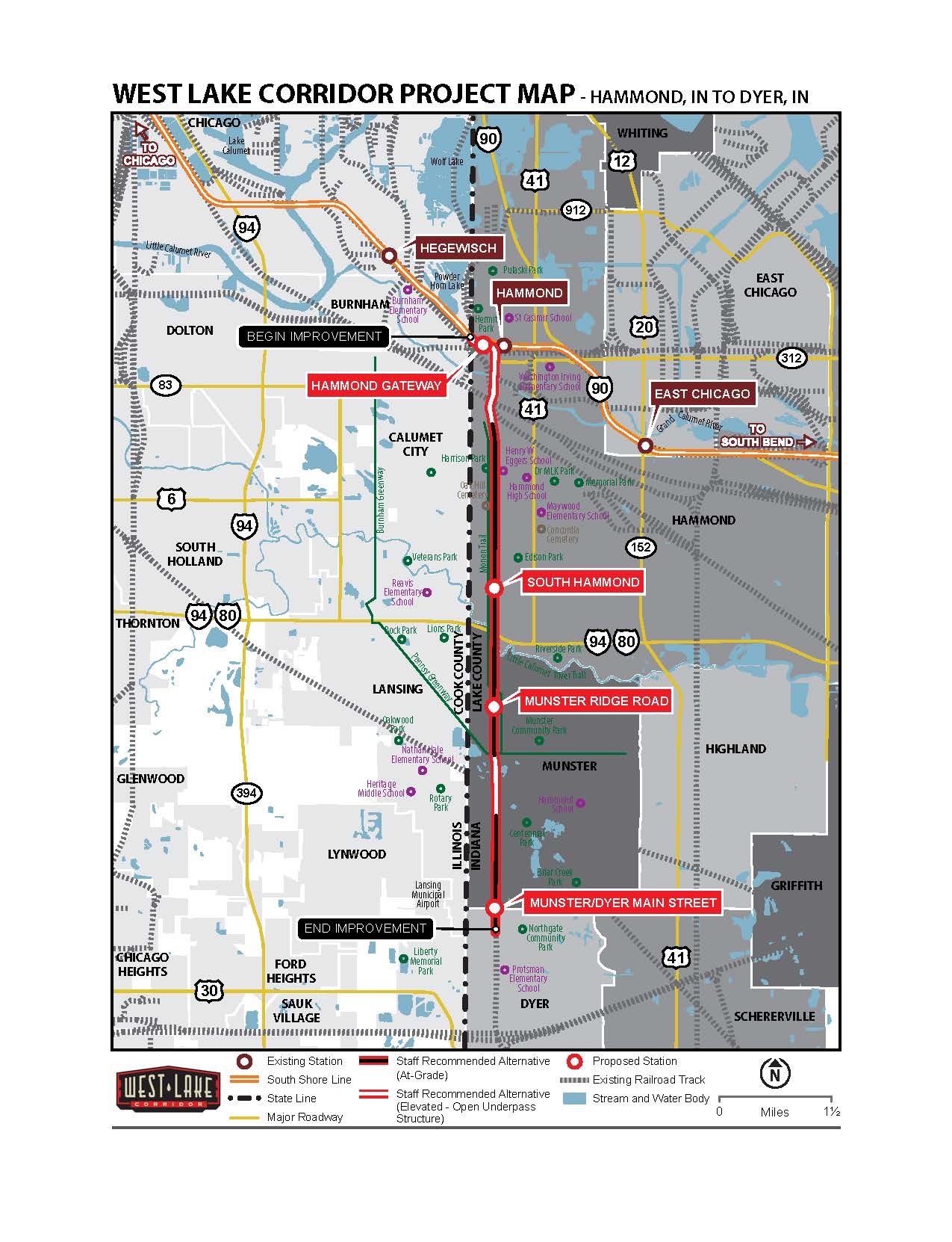 FTA Study Area Map
